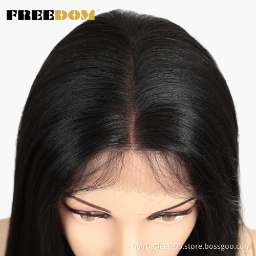 Beautiful 26 inch 613 color Long straight hair female  mix colored lace frontal wigs synthetic wigs hair
